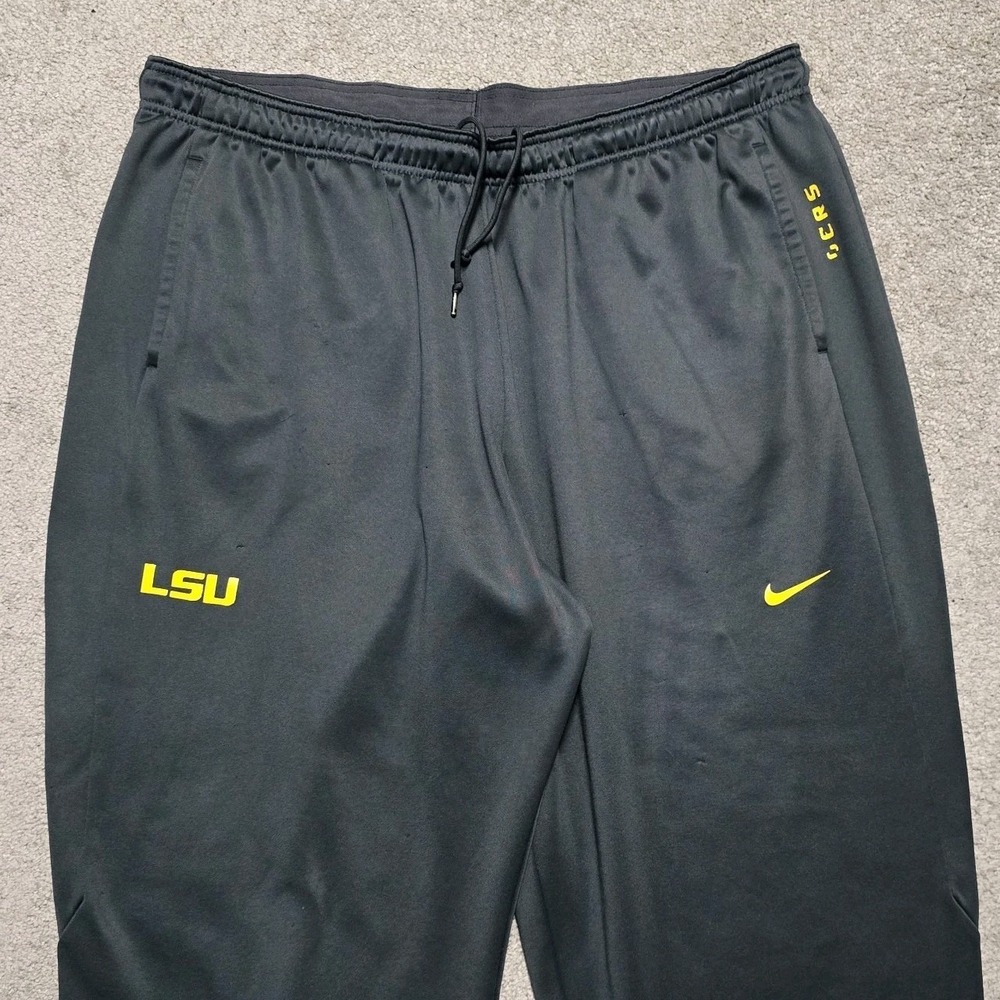 Nike LSU Tigers Therma-FIT Sweatpants Mens 3XL Gray NCAA Football - Picture 3 of 16